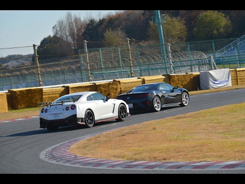 Watch the 2017 NSX Battle the Nissan GT-R NISMO at Tsukuba Circuit