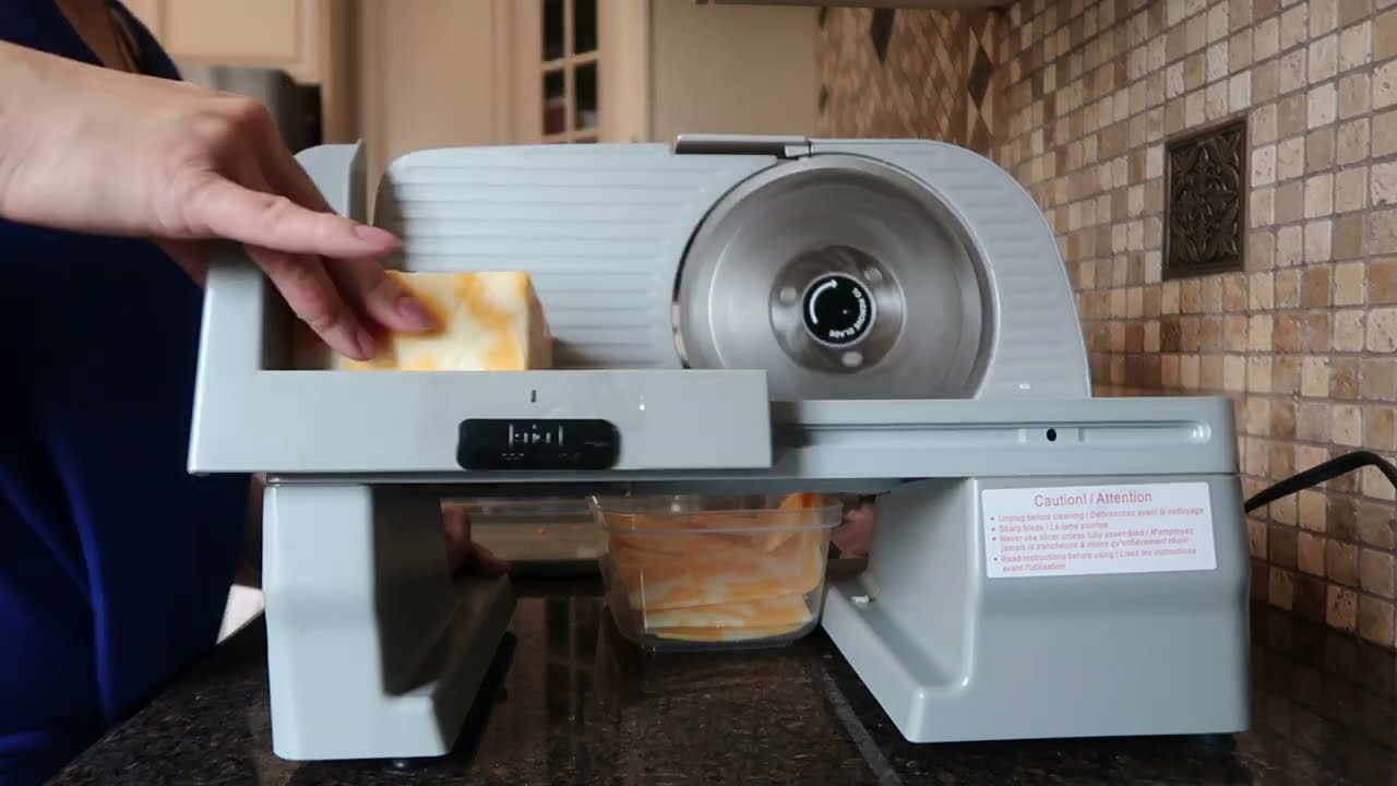 CHEF'S CHOICE ELECTRIC FOOD SLICER 609A - UNBOXING, SLICING MEATS