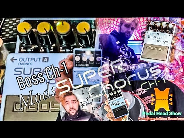 Boss Ch-1 Super Chorus -Analog Version-Modifications-Depth/Rate