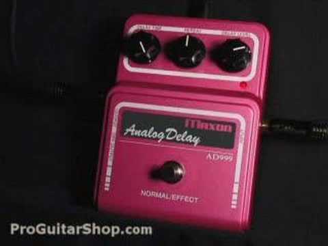 Maxon AD999 Analog Delay - YouTube