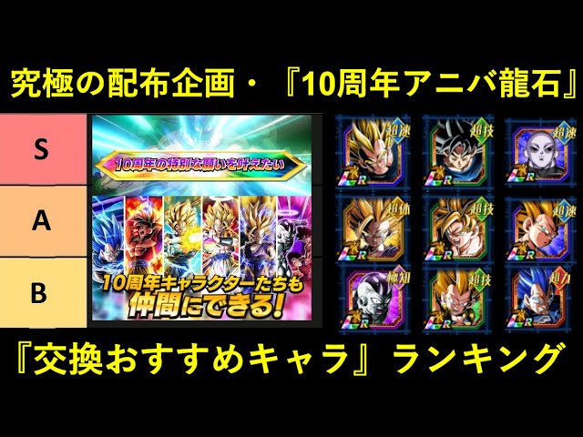 ドッカンバトル】10周年キャラ無料配布！『ポルンガの願い・10周年