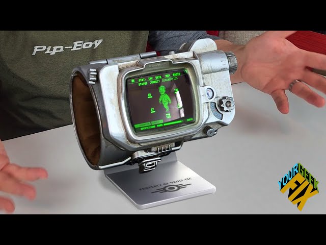 First Look at the Working Die-cast Pip-boy from Prime Fallout