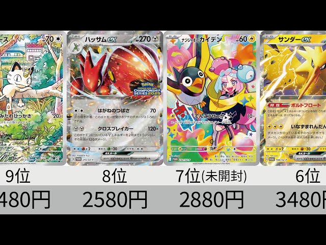 ポケカ】ニャース高い！2024年以降配布プロモ全種販売価格ランキング