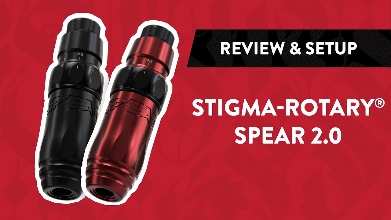 Stigma-Rotary® Spear 2.0 Tattoo Machine | Review, Setup & Unboxing