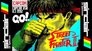 STREET FIGHTER II 128K (1993) Walkthrough, ZX Spectrum - YouTube