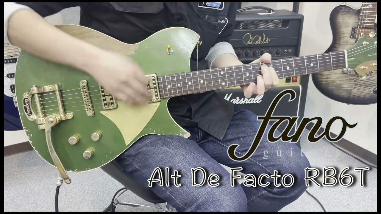 fano guitars Alt De Facto RB6T SOund Demo【商品紹介@Guitar Planet