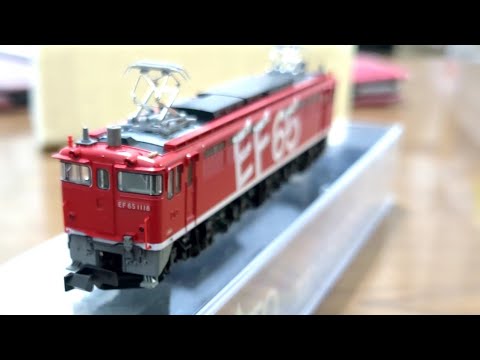 鉄道模型】Nゲージ/KATO 3061-9 EF65 1118号機 レインボー塗装機入線