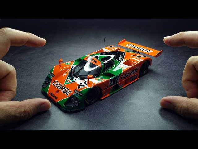 Building The Legendary MAZDA 767B Hasegawa 1/24 Scale Model - YouTube