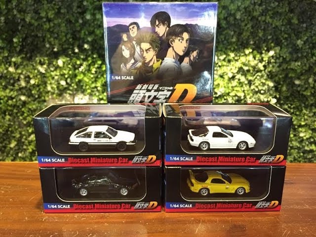 1/64 Kyosho Initial D Movie Set (AE86, FD3S, RX7, R32) 頭文字D