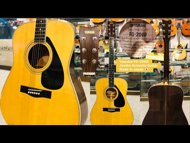 Yamaha FG-200D Jumbo acoustic guitar Made in Japan 🇯🇵 ( Wilson's