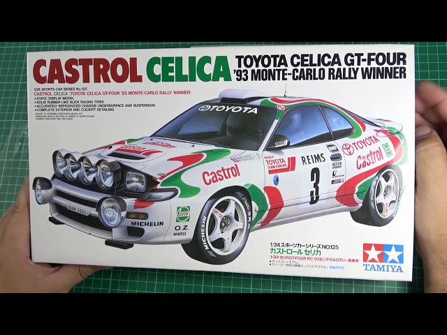 Tamiya Castrol Celica 93 1/24 scale - YouTube