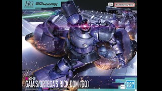 HG 1/144 リック・ドム ガイア機/オルテガ機(GQ) - YouTube