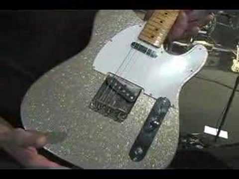 DIERKS BENTLEY & his Fender® Silver Sparkle Telecaster® guit