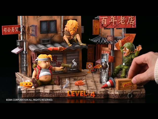 Assemble METAL SLUG 2(メタルスラッグ 2) Chinatown Stage Scene by