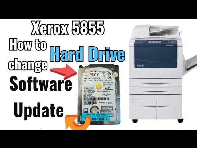 How To Change Hard Drive in Xerox 5855 - Install The Software