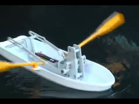 TAMIYA ROWBOAT タミヤ 手こぎボート工作基本セット - YouTube