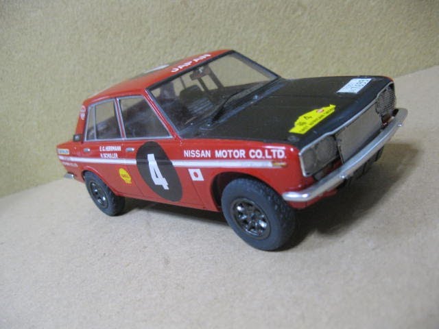 日産ブルーバード510SSS1970サファリラリー優勝車 ハセガワ ようこかわ