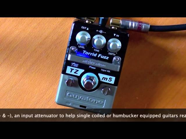 Guyatone: TZm5 Torrid Fuzz (Red Heat Series). - YouTube