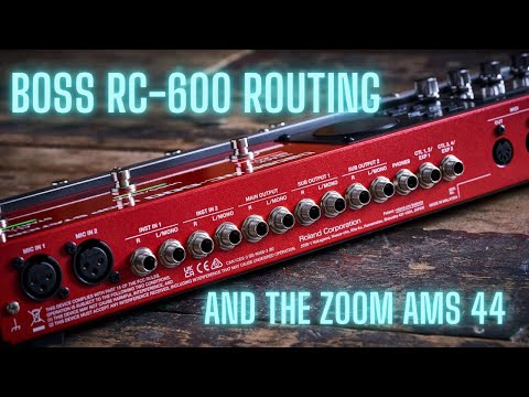 Boss RC-600 Routing & The Zoom AMS 44 #musician #coversong