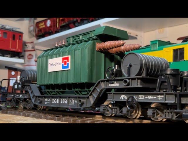 G Scale LGB Depressed Center Flat Car 4058 - YouTube