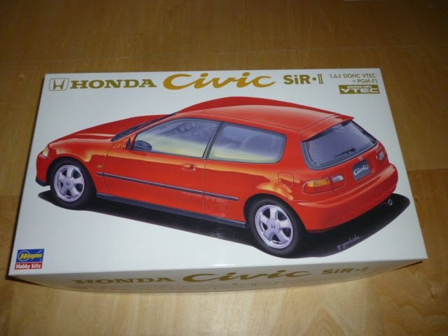 プラモ屋店長がお送りするキットレビュー ハセガワ1/24 EGシビック