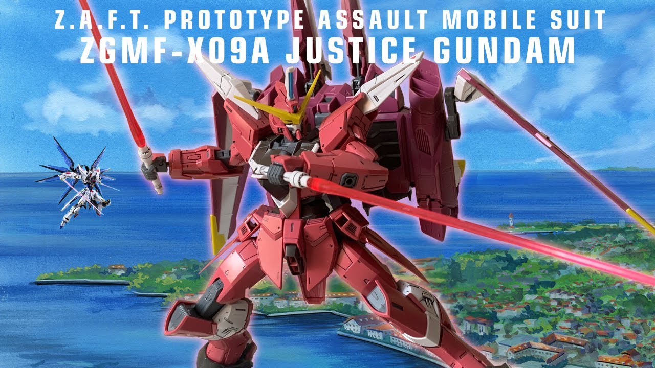 The Coordinator's Justice Hammer! MG 1/100 Justice Gundam Review