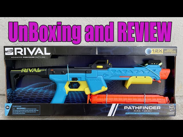 Unboxing and Review - Nerf Rival Pathfinder XXII-1200 - YouTube