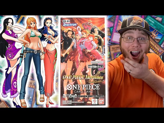 NEW! One Piece Card Game Heroines Edition EB-03 Box Opening! - All