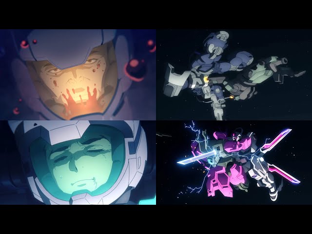 Guel VS Vim & Lauda (EP12 & 23)[Gundam Witch From Mercury ガンダム