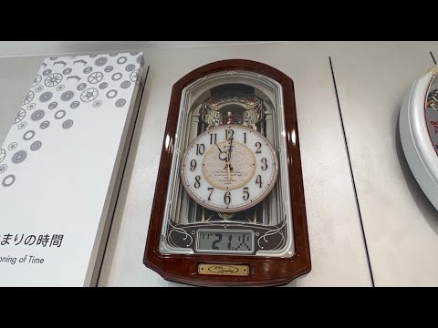 レア…SEIKOからくり時計Wave Symphony(RE556B) - YouTube