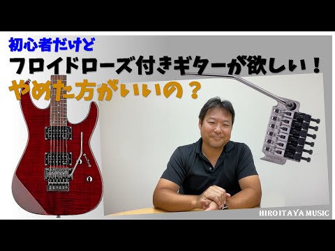 初心者にはフロイドローズ付きギターはお勧めしない、というのは本当な