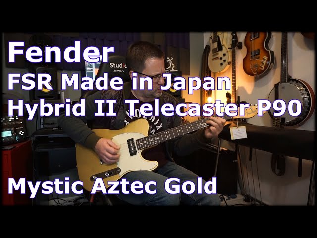 Fender FSR Made in Japan Hybrid II Telecaster P90 Mystic Aztec