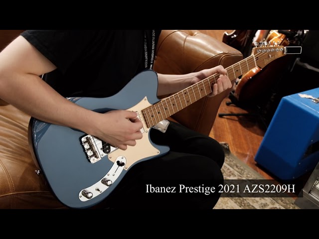 Ibanez / Prestige 2021 AZS2209H 【渋谷店】 - YouTube