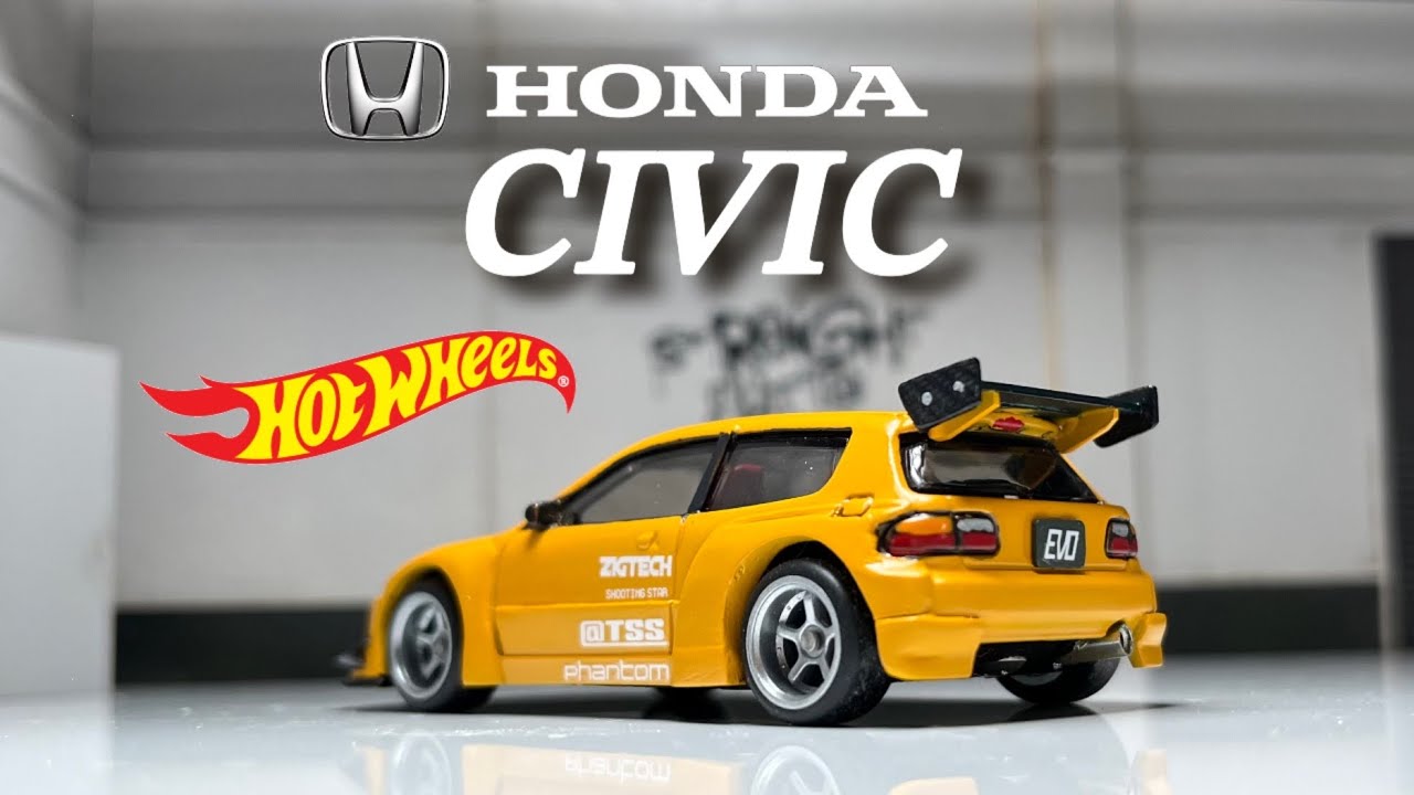 hotwheel custom HONDA CIVIC【非公開映像含む】ホットウィール改造