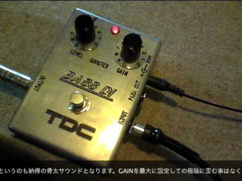 試奏動画】TDC BASS DI ベース用DI - YouTube