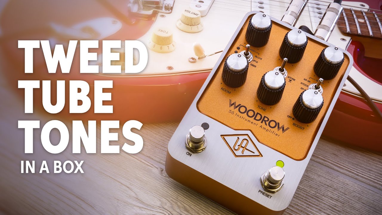 Universal Audio Woodrow '55 Instrument Amplifier Pedal Demo - YouTube