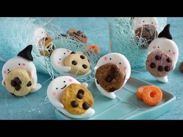 ハロウィンのおばけマシュマロ作ってみた!|Halloween Ghost