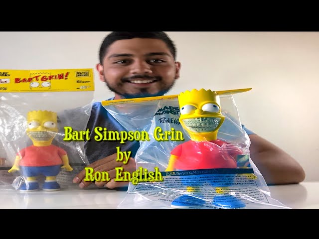 The Simpsons Bart Grin- Ron English Art Review - YouTube