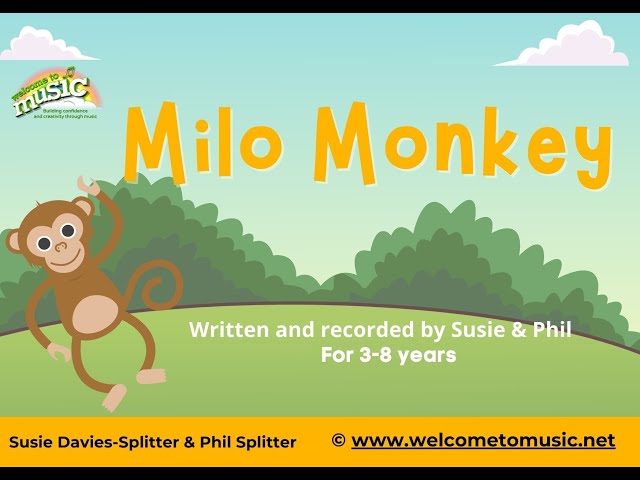 Milo Monkey – literacy song for kids exploring the letter 'M' by