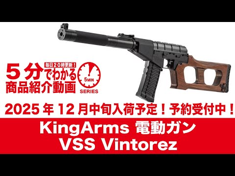 2025年12月中旬入荷予定】KingArms 電動ガン VSS Vintorez【Vol.1466