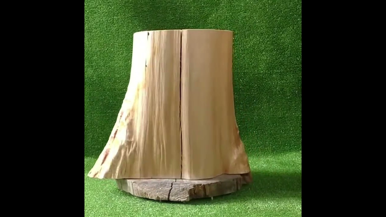 桧切り株 高さ35cm 上部直径 22~25cm No.1001 | ”山地直送” 自然木の