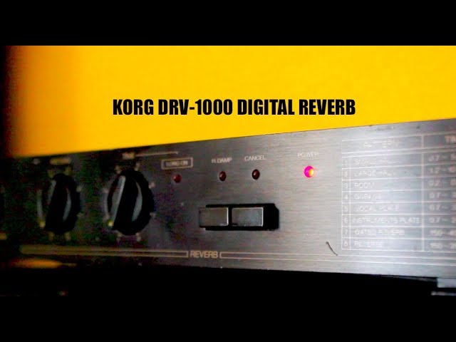 KORG DRV-1000 DIGITAL REVERB - YouTube