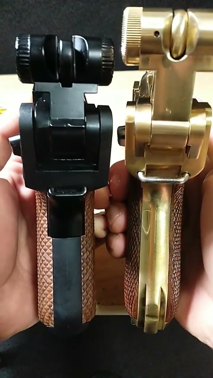 ルガーP08】トリガー引くだけカンタン排莢式レーザーガンLugerP08の