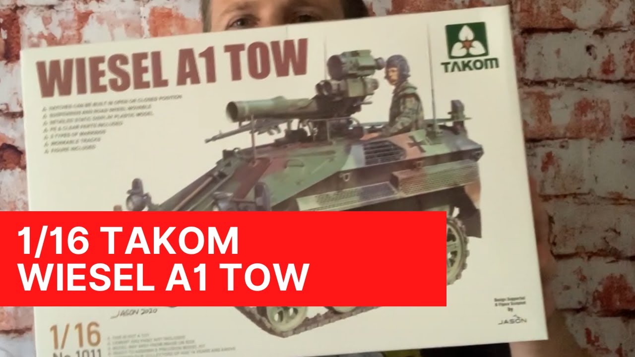 Takom 1/16 Wiesel A1 Tow AFV 1011: A look inside the box - YouTube