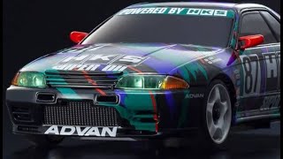 New！【室内ですぐ遊べるラジコン！】ミニッツAWD HKS スカイライン