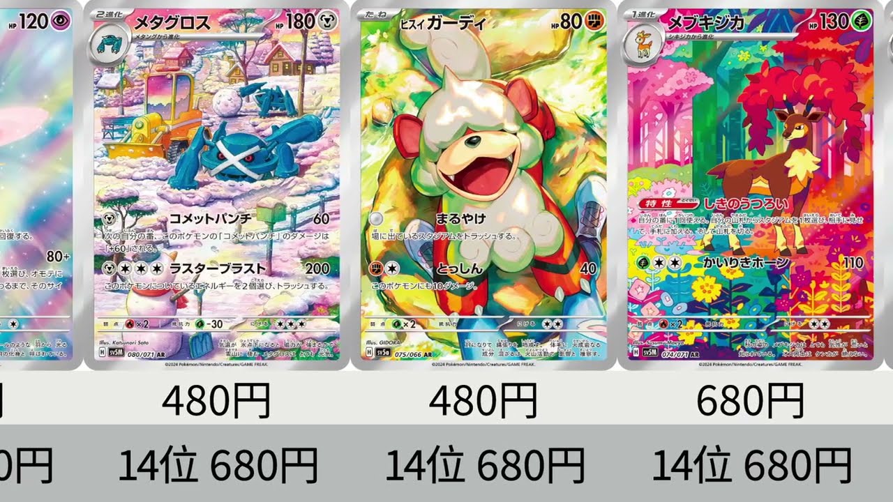 ポケカ】ポケカの夏プロモピカチュウ暴騰！最新2024年AR全種販売価格