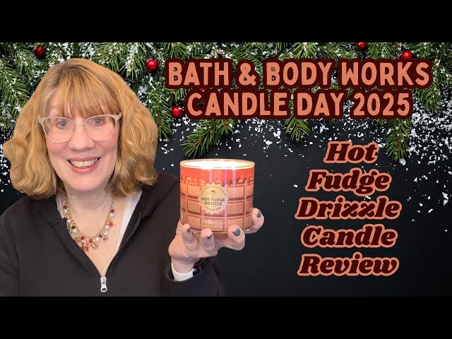 Bath & Body Works Hot Fudge Drizzle Candle Review - YouTube
