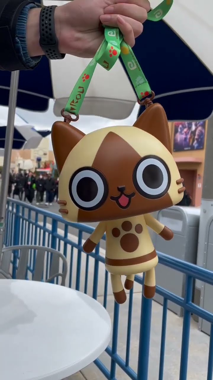 USJ✕モンハン】ふりふり♪アイルーポップコーンバケツのふりふり