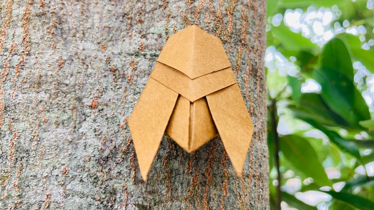 折り紙 動物】簡単 せみ 折り方 / Easy Origami 