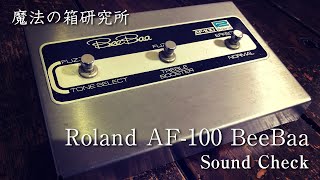 Roland AF-100 BeeBaa Sound Review【魔法の箱研究所】 - YouTube